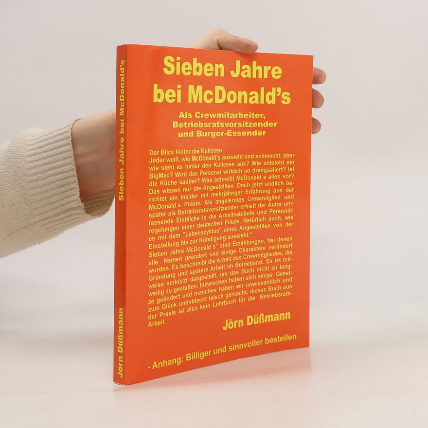 Jörn Düßmann Sieben Jahre bei McDonald's