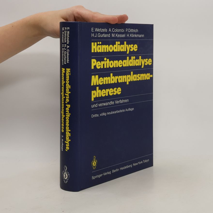 Autorenkollektiv Hämodialyse, Peritonealdialyse, Membranplasmapherese