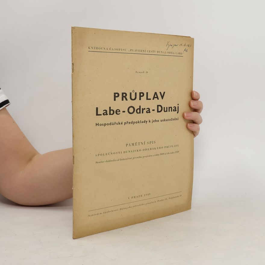 Kolektív autorov Průplav Labe-Odra-Dunaj