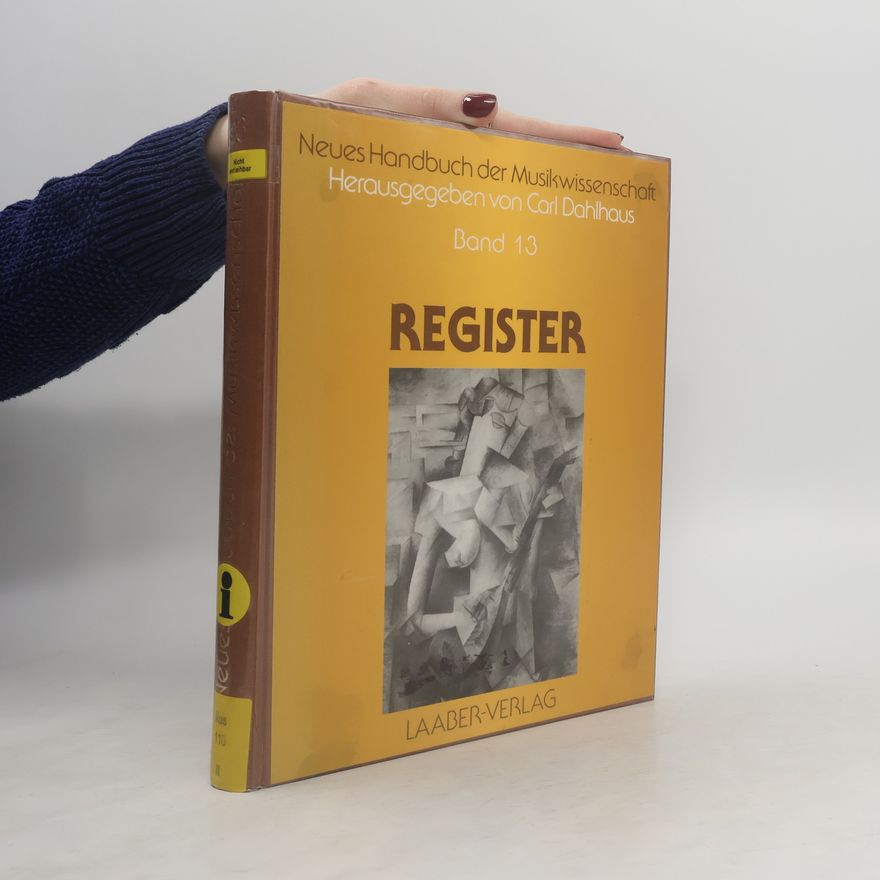 Hans Joachim Hinrichsen Neues Handbuch der Musikwissenschaft. 13