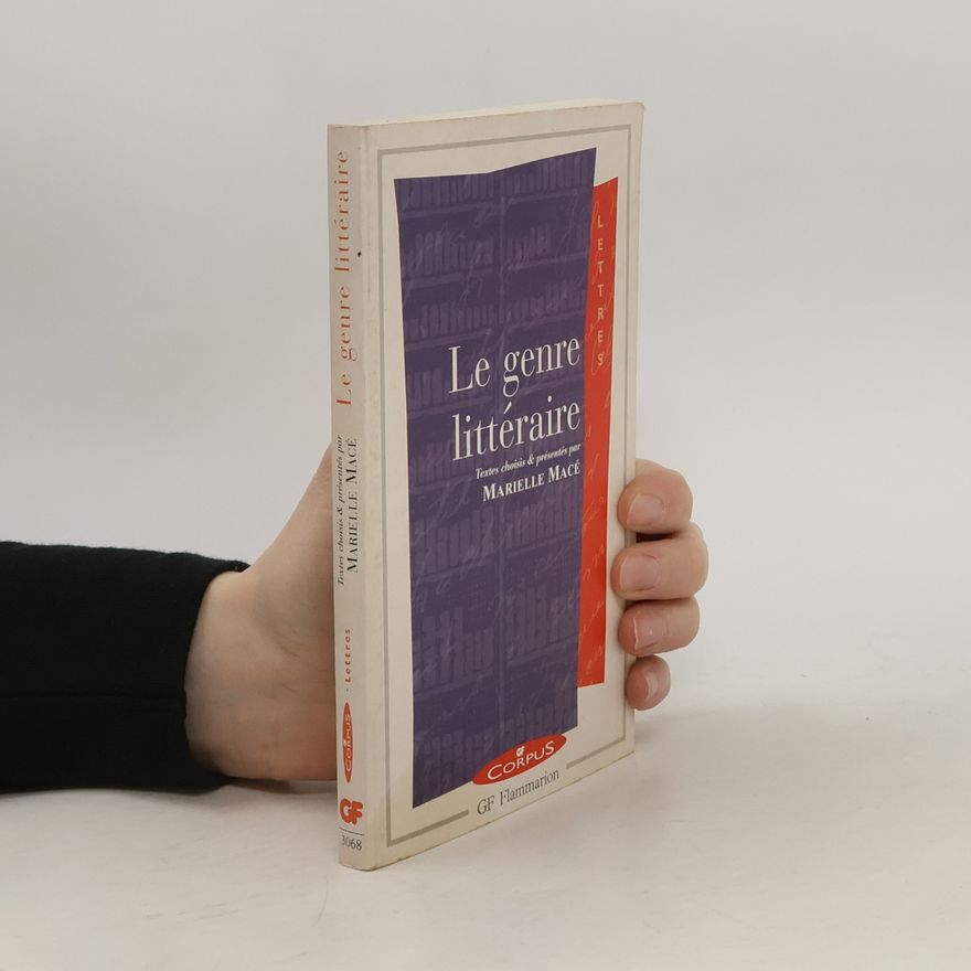 Macé Marielle Le genre littéraire