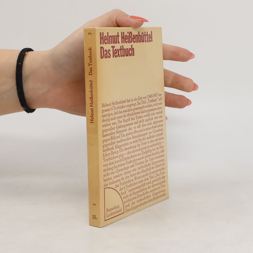 Helmut Heissenbüttel Das Textbuch 3