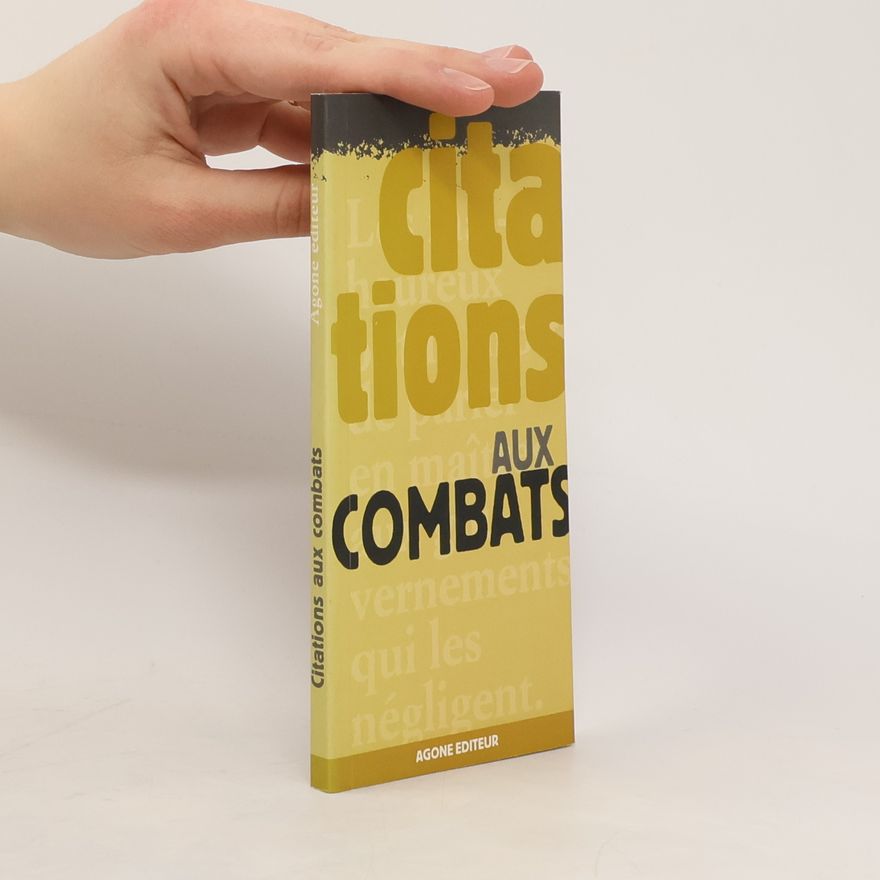 Kolektiv autorů Citations aux combats