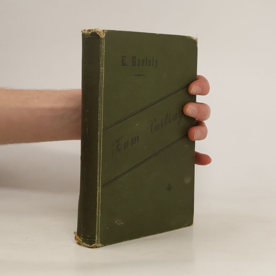 Elise Bartels Zum Vortrage