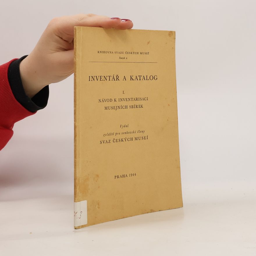 Various authors Inventář a katalog. I.