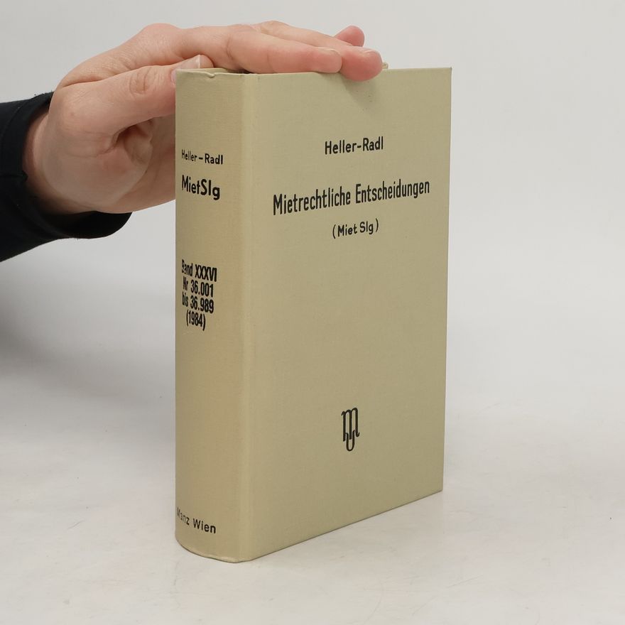 Kolektív autorov Mietrechtliche Entscheidungen