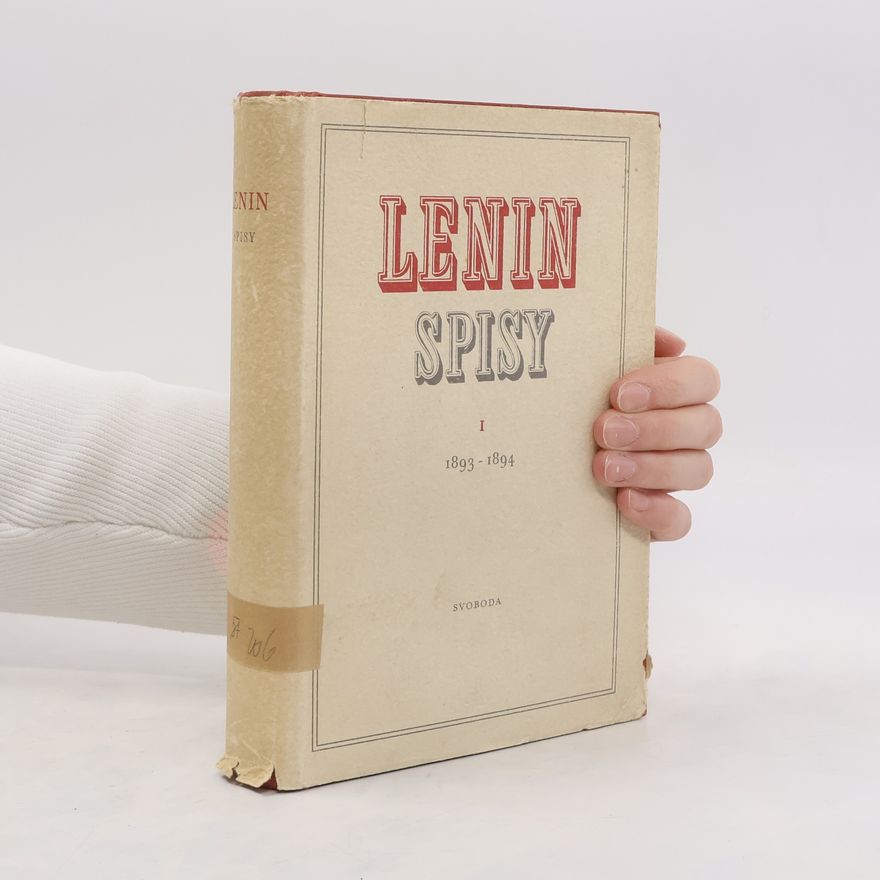 Vladimir Iljič Lenin Spisy I 1893-1894