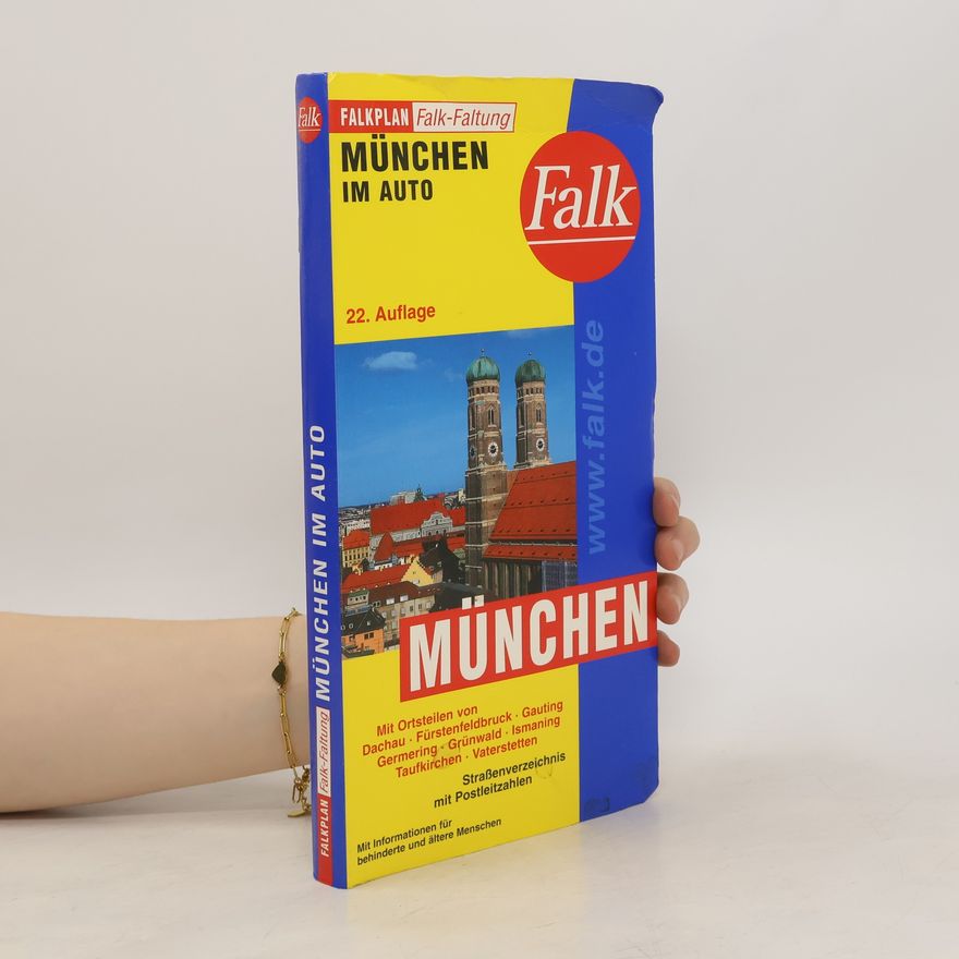 Autorenkollektiv Falk Plan Stadtplan München im Auto mit Ortsteilen von Dachau