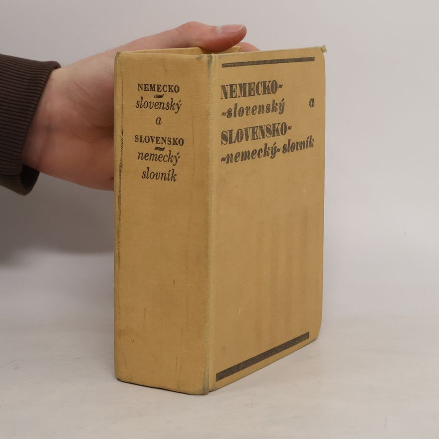 Collectif d'auteurs Nemecko-slovenský a slovensko-nemecký slovník