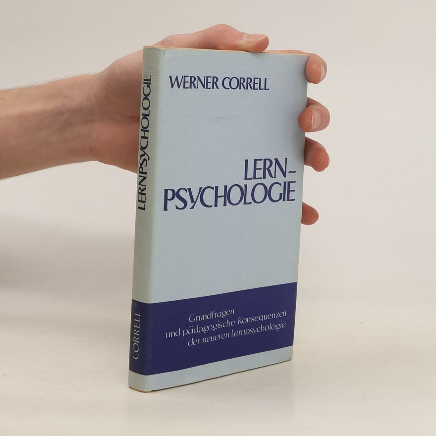 Werner Correll Lernpsychologie