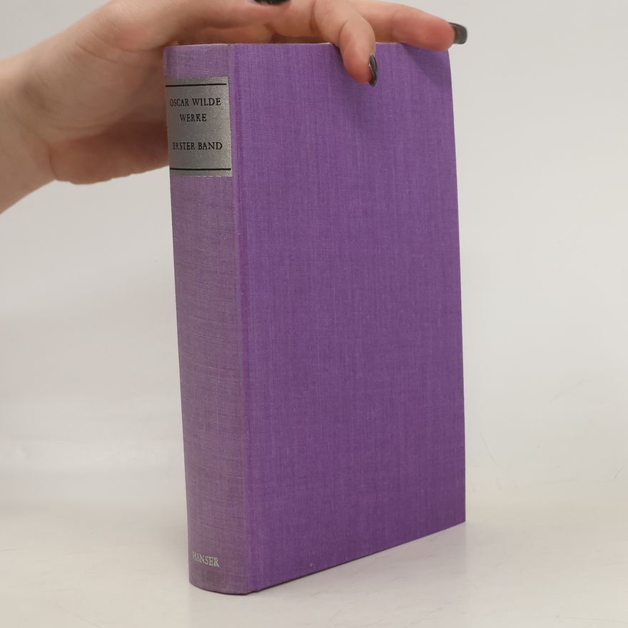 Various authors Oscar Wilde Werke Erster Band