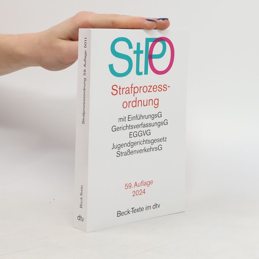 Kolektiv autorů Strafprozessordnung
