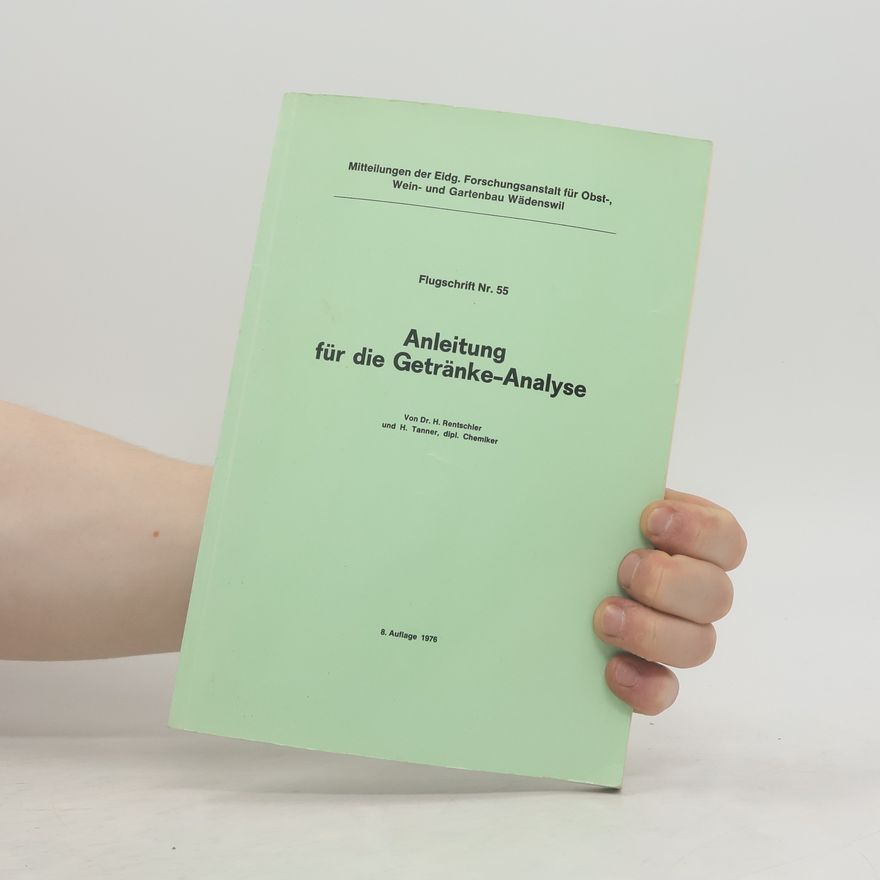 Autorenkollektiv Anleitung für die Getränke-Analyse