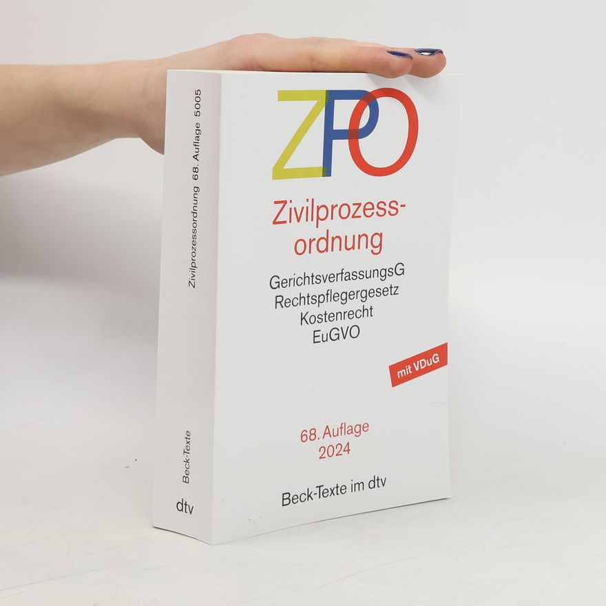 Kolektiv autorů Zivilprozessordnung