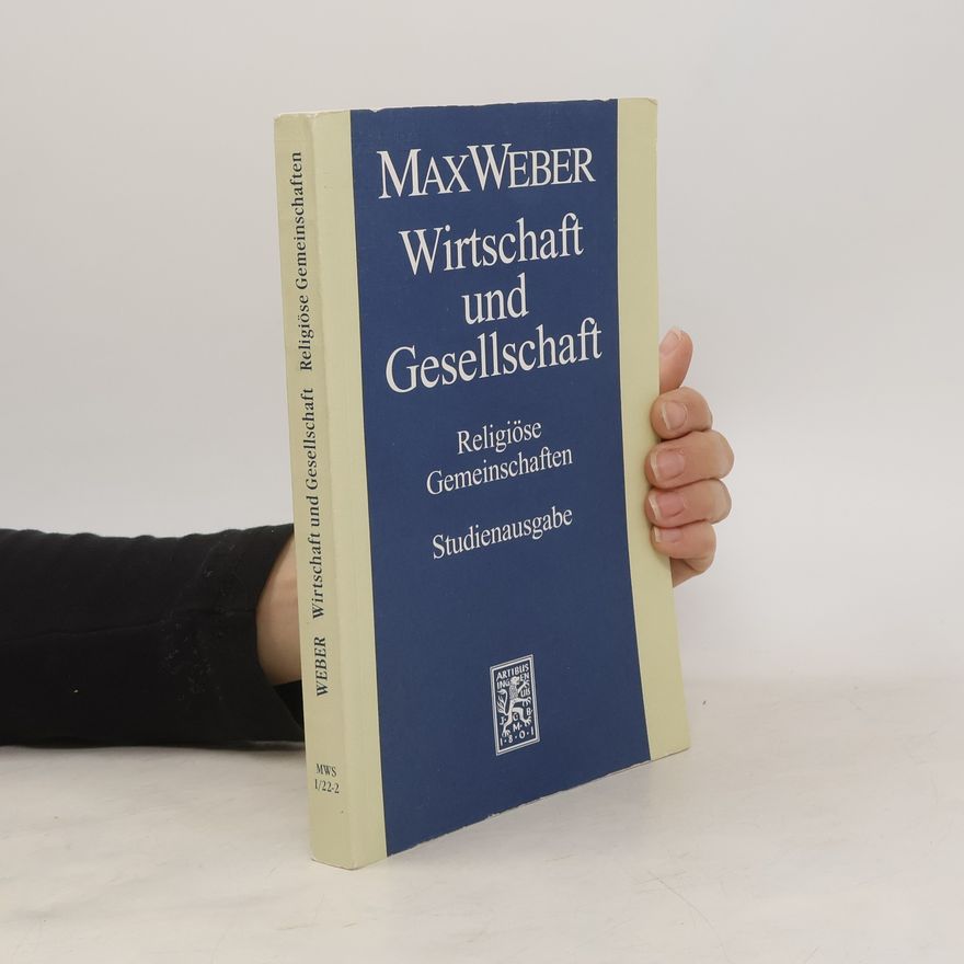 Max Weber Studienausgabe der Max-Weber-Gesamtausgabe 2