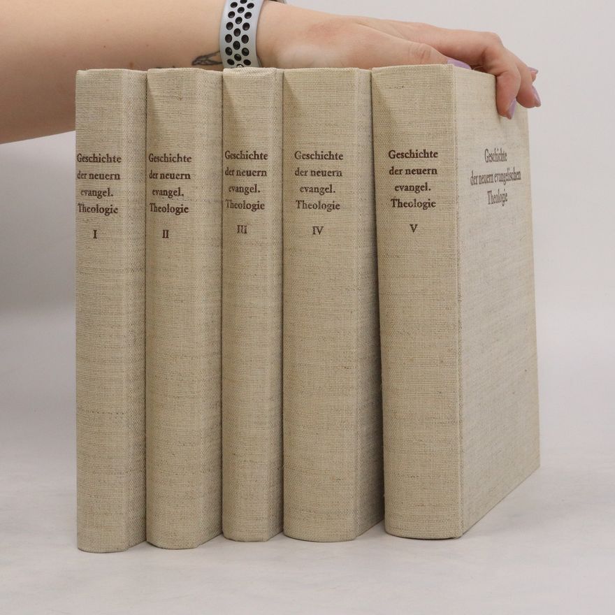 Emanuel Hirsch Geschichte der neuern evangelischen Theologie I-V