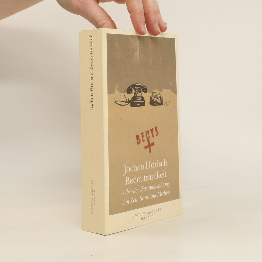 Jochen Hörisch Bedeutsamkeit
