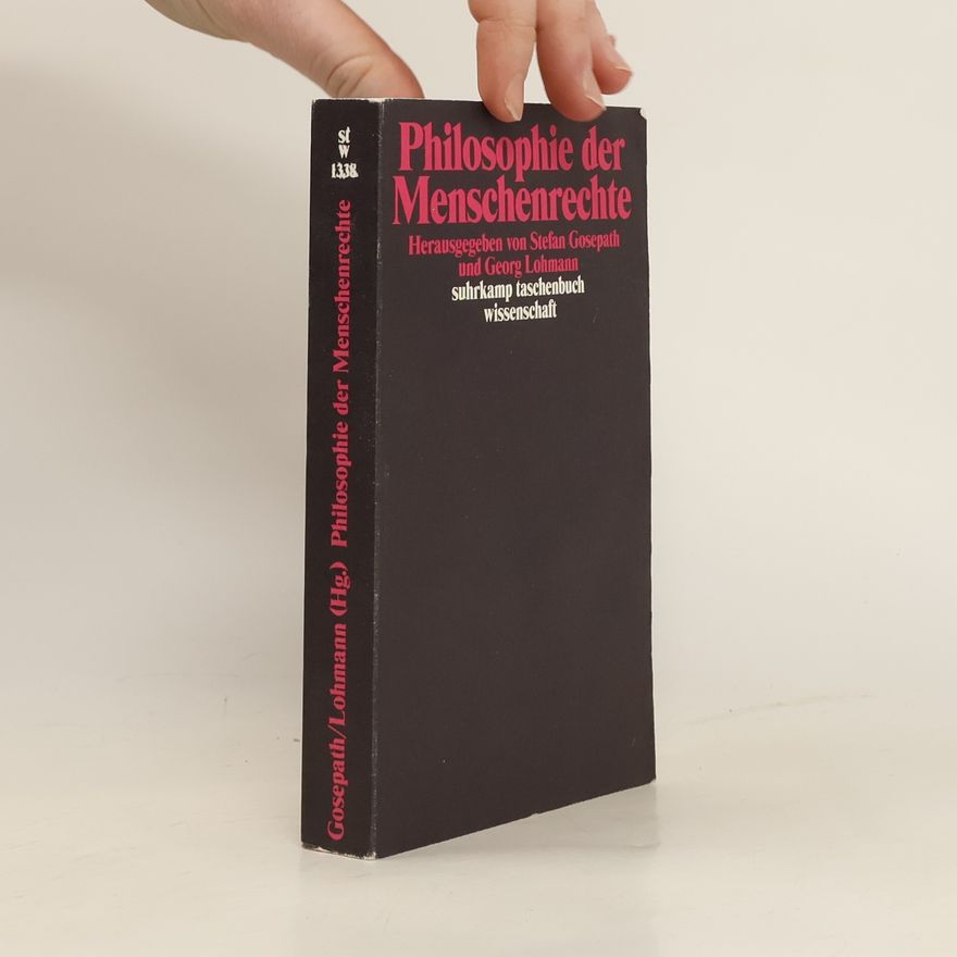 Stefan Gosepath Philosophie der Menschenrechte