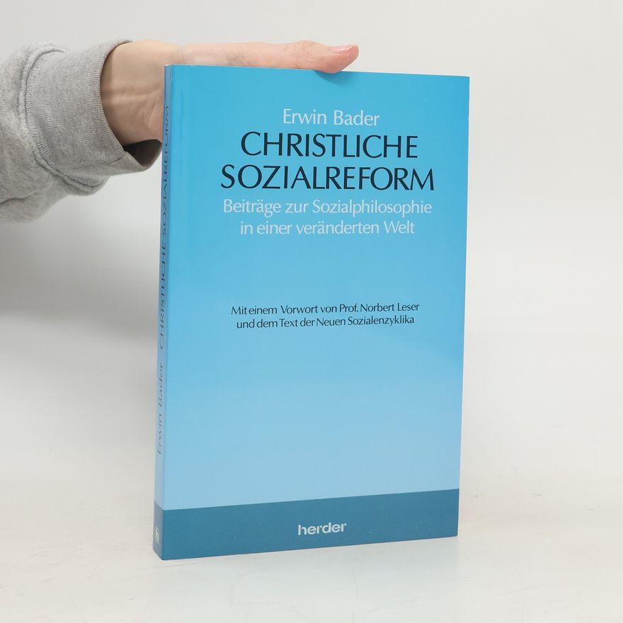 Erwin Bader Christliche Sozialreform