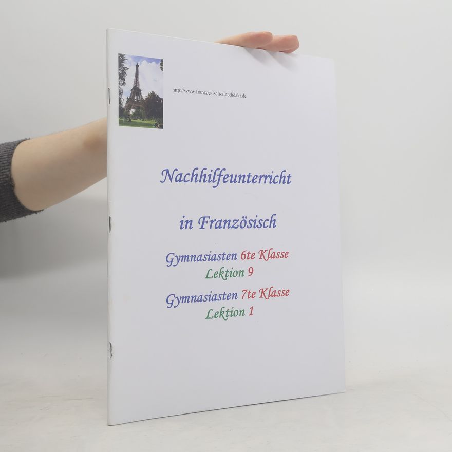 Kolektiv autorů Nachhilfeunterricht in Französisch
