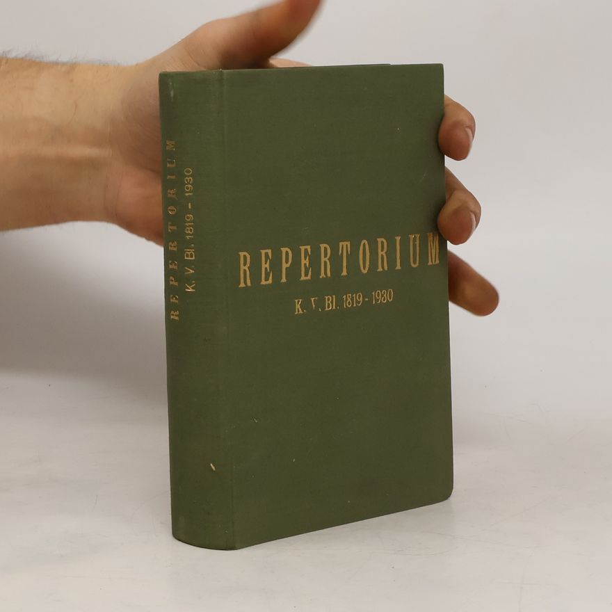 Autorenkollektiv Repertorium zu den kirchlichen Verordnungsblättern der Diözese Seckau von 1819 - 1930