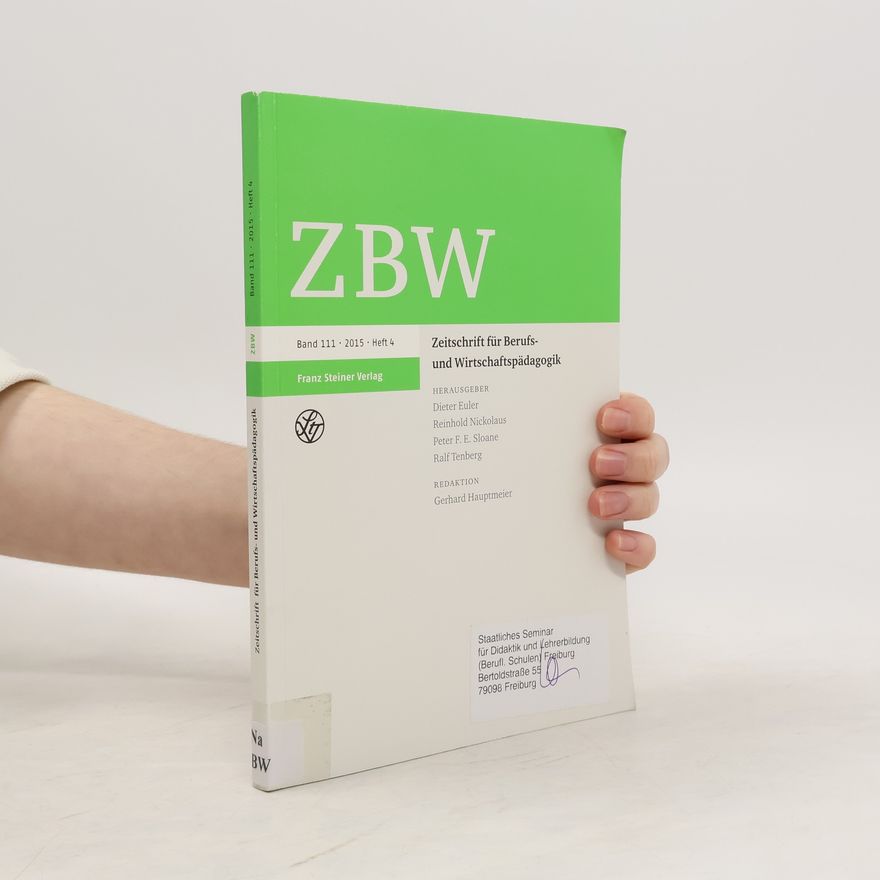 Autorenkollektiv Zeitschrift für Berufs- und Wirtschaftspädagogik 4/2015