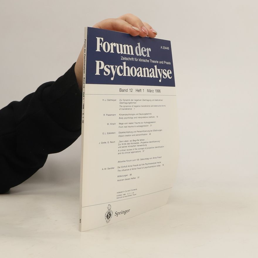 Various authors Forum der Psychoanalyse 12/1996