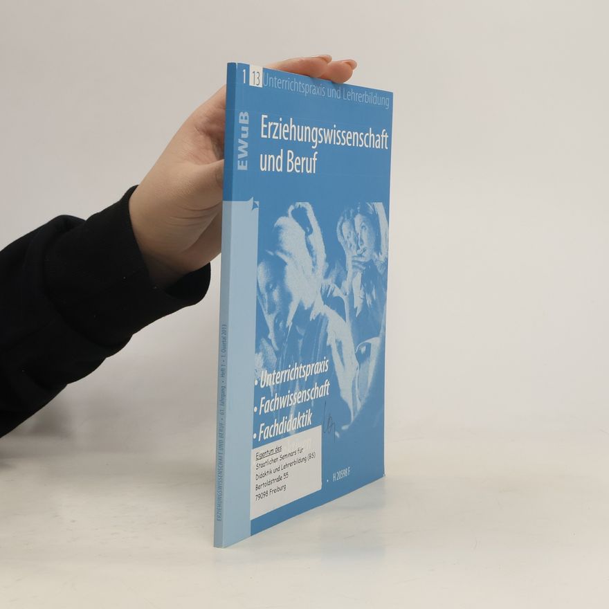 Autorenkollektiv Erziehungswissenschaft und Beruf 1/13