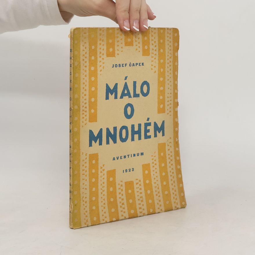 Josef Čapek Málo o mnohém