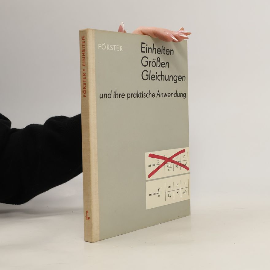 Hans Forster Einheiten Grössen Gleichungen