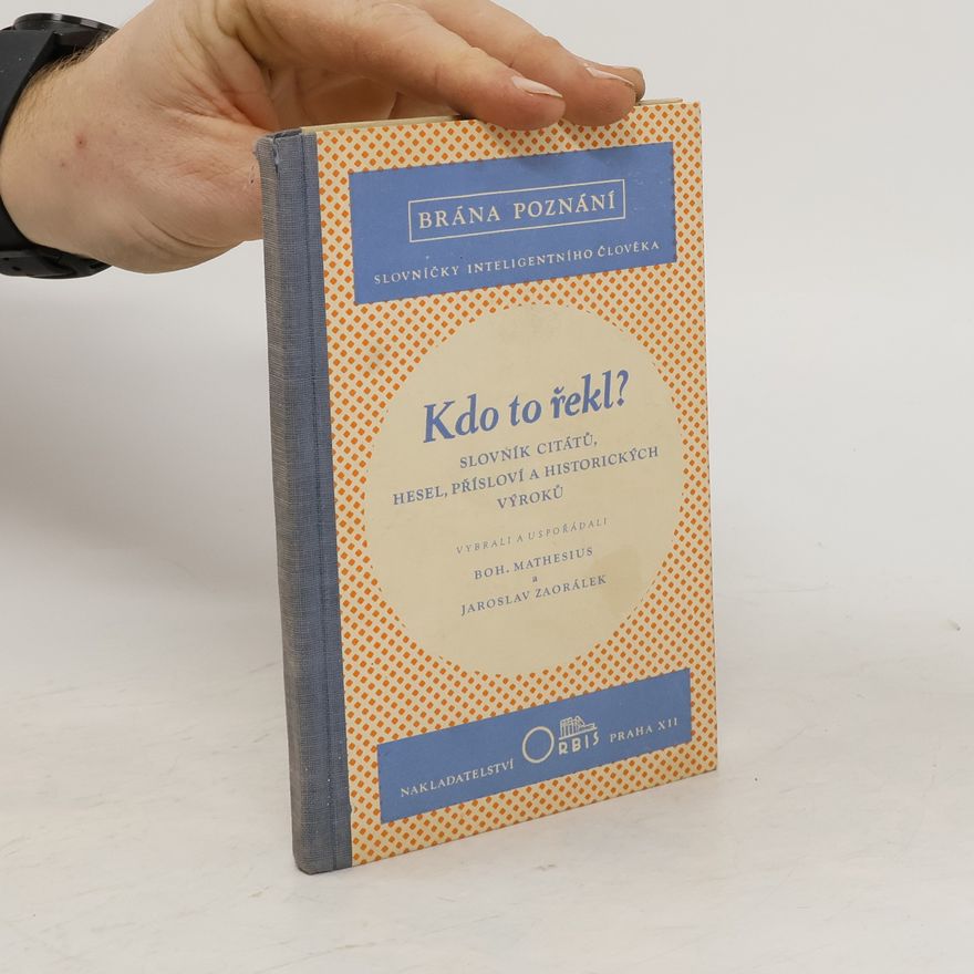 Collectif d'auteurs Kdo to řekl?