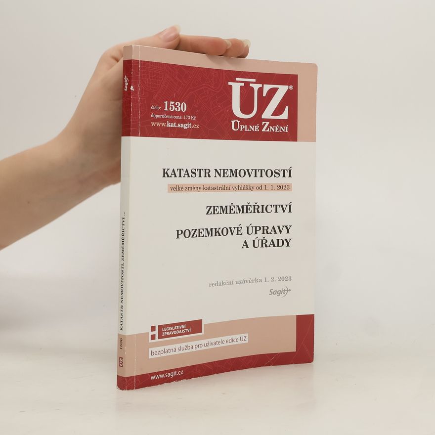 Sagit ÚZ 1530 Katastr nemovitostí, Zeměměřictví, Pozemkové úpravy a úřady