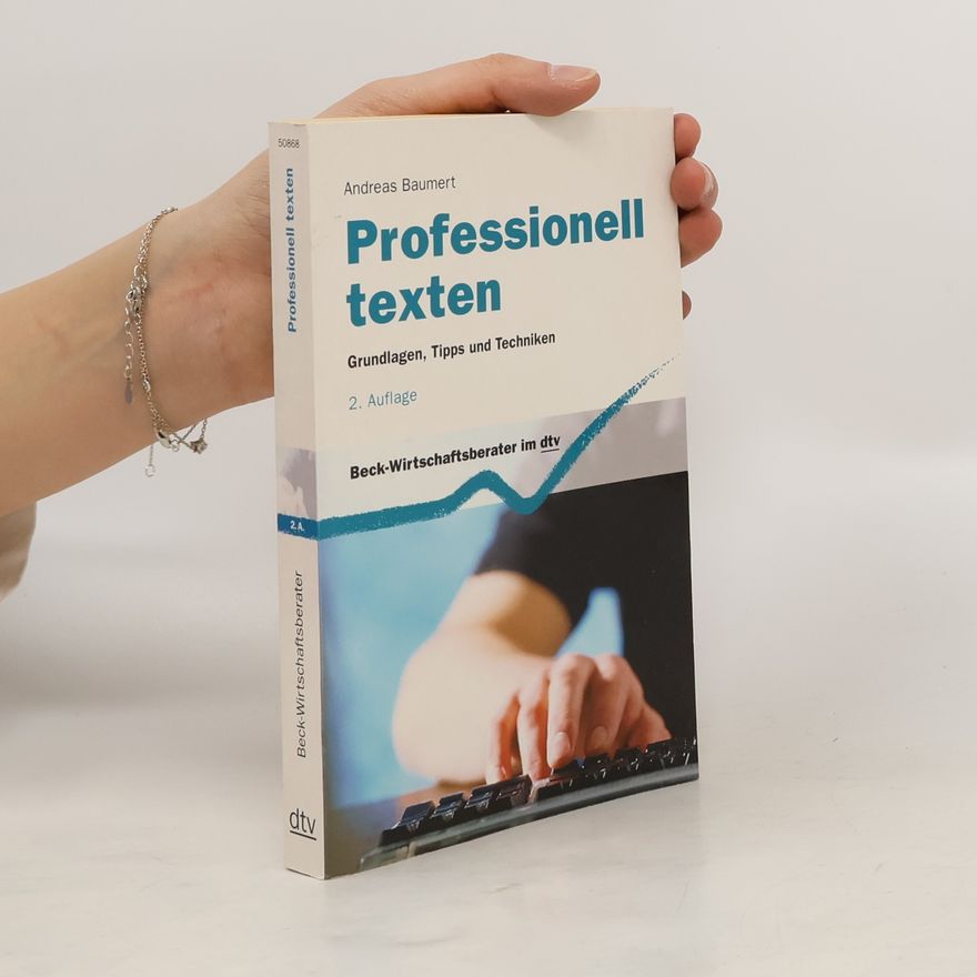 Andreas Baumert Professionell texten