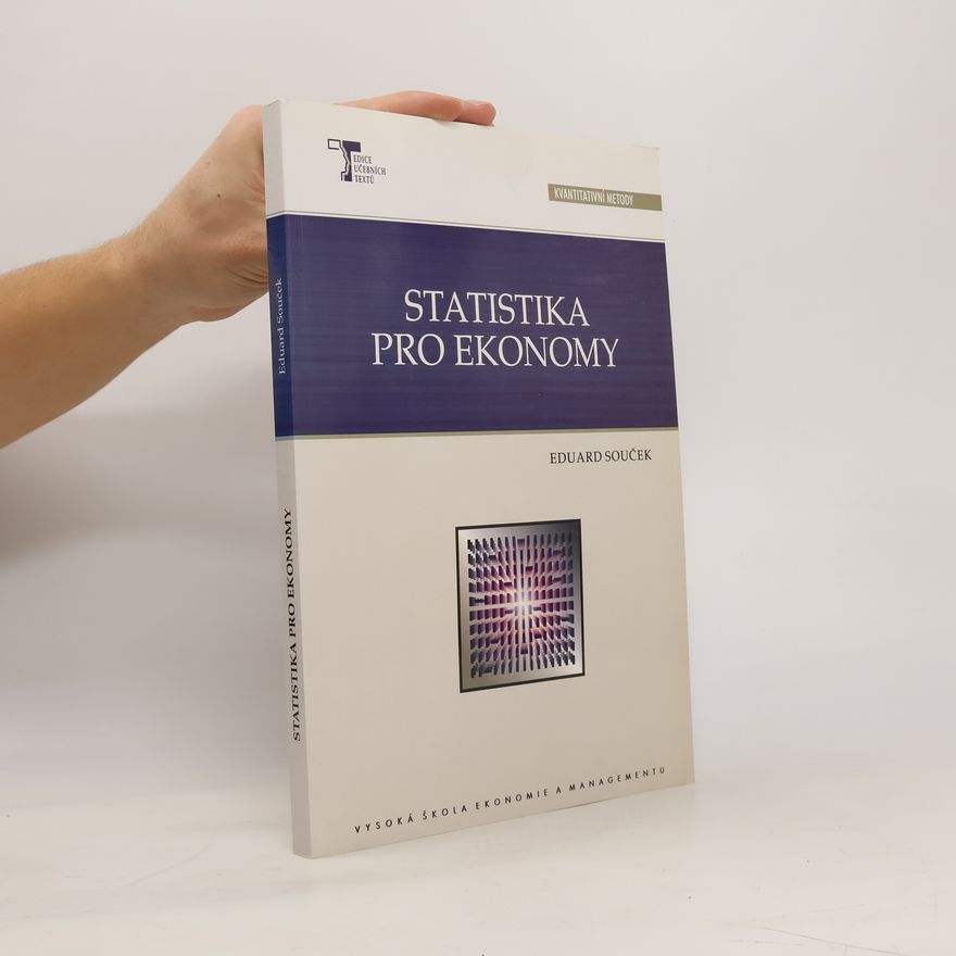 Eduard Souček Statistika pro ekonomy