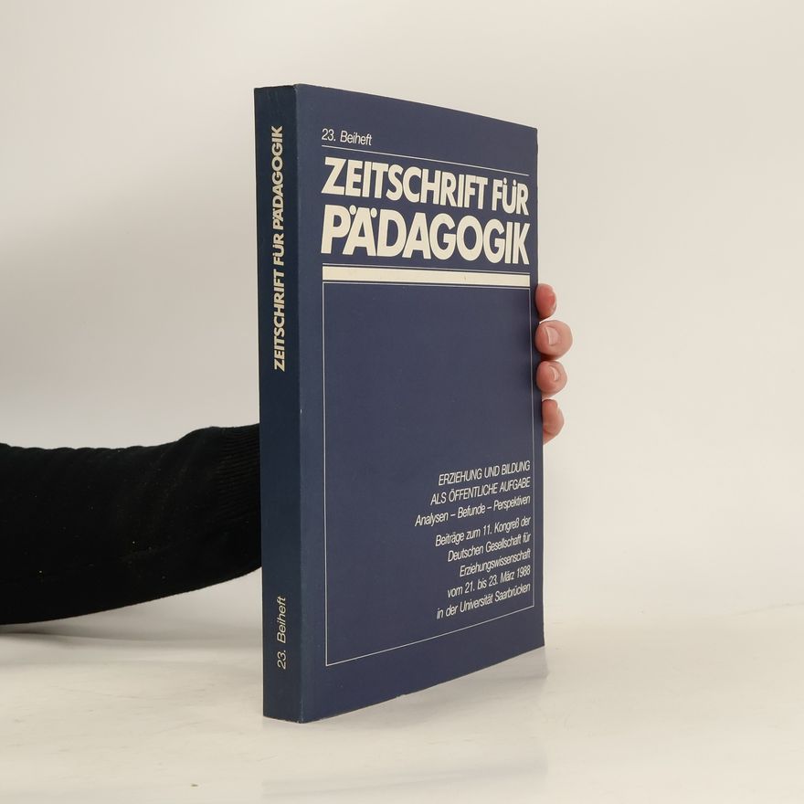 Klaus Beck Erziehung und Bildung als öffentliche Aufgabe