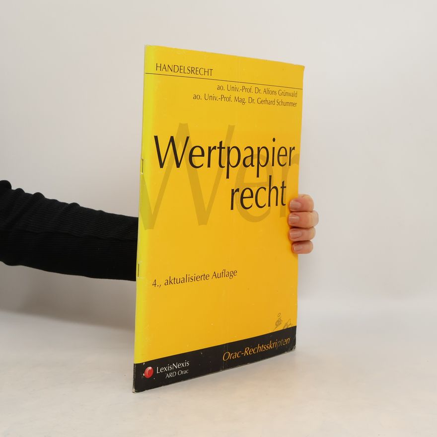 Alfons Grünwald Wertpapierrecht
