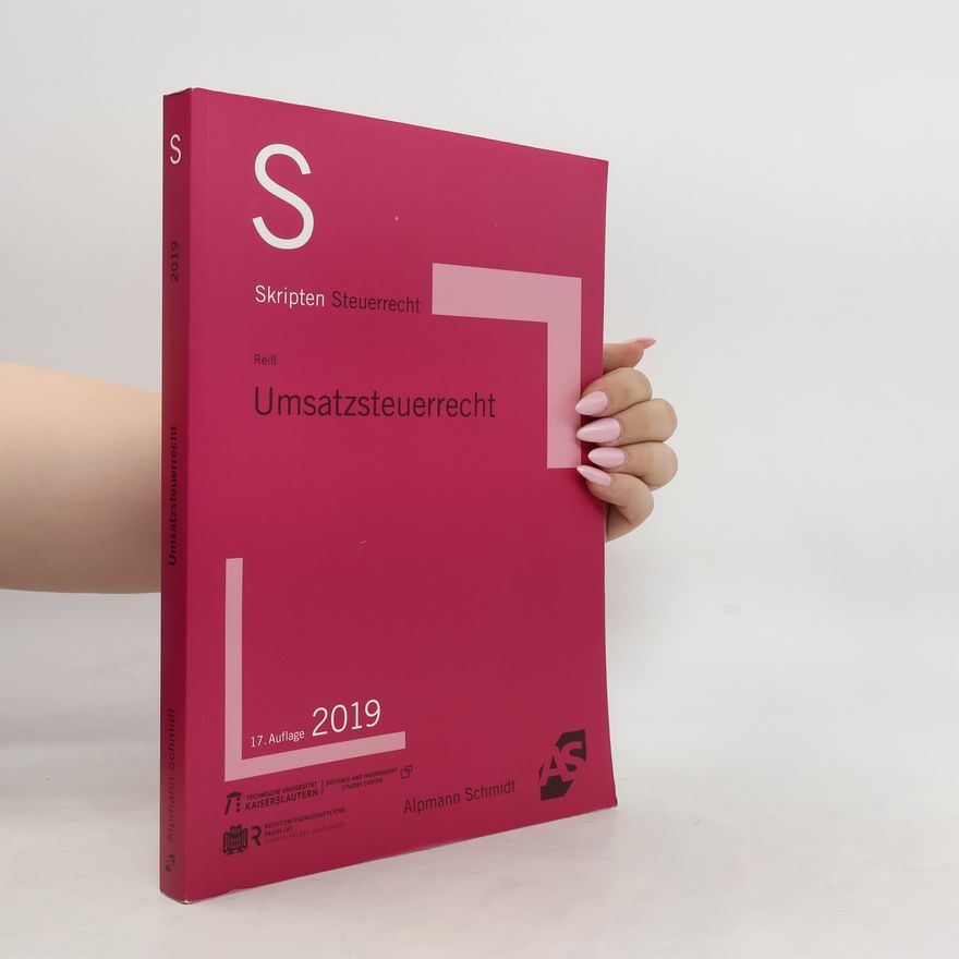 Wolfram Reiss Umsatzsteuerrecht