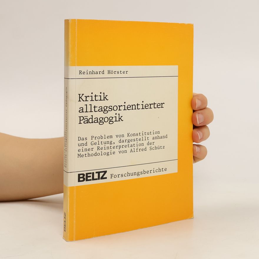 Reinhard Hörster Kritik alltagsorientierter Pädagogik