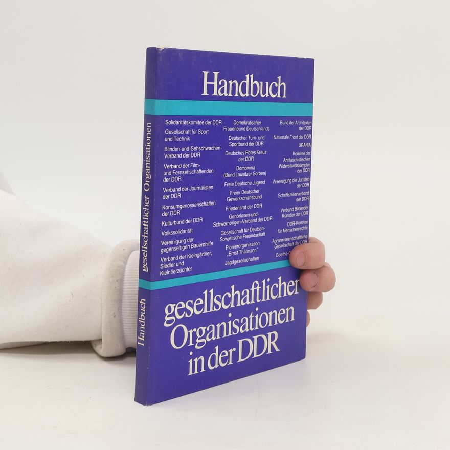 Karl Becher Handbuch gesellschaftlicher Organisationen in der DDR