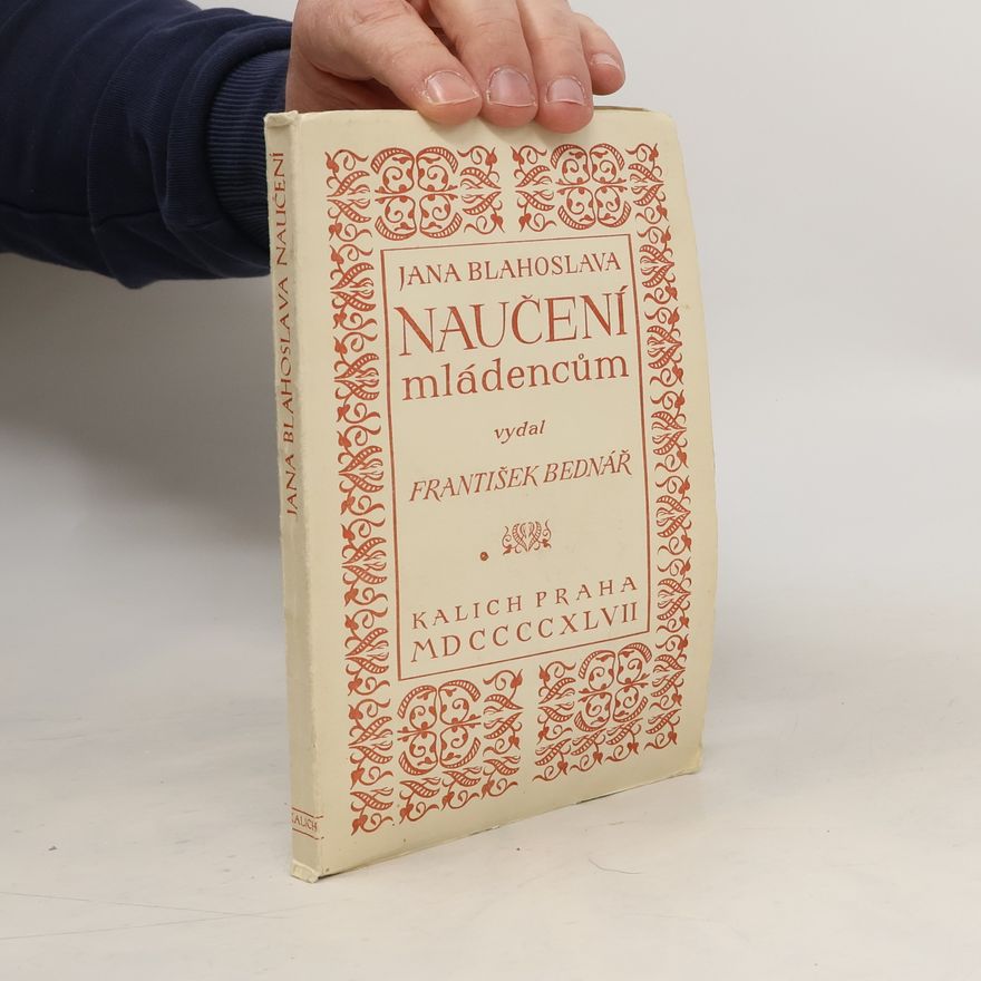 Jan Blahoslav Naučení mládencům