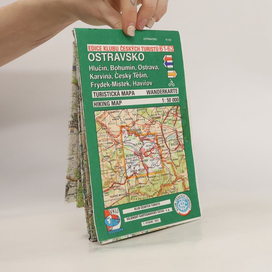 Kolektiv autorů Ostravsko Hlučín, Bohumín, Ostrava, Karviná, Český Těšín, Frýdek-Místek, Havířov : turistická mapa