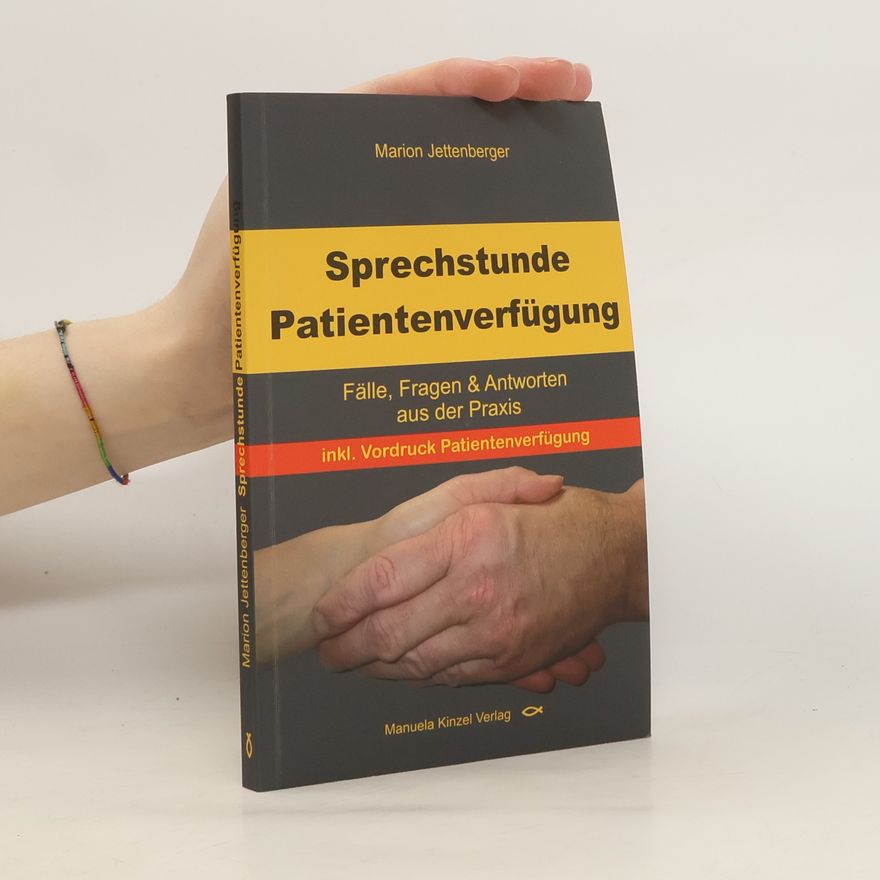 Marion Jettenberger Sprechstunde Patientenverfügung