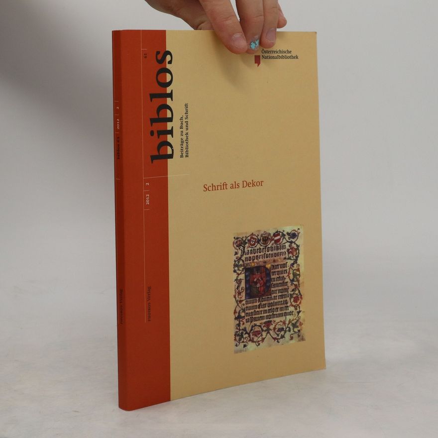 Christian Gastgeber Schrift als Dekor