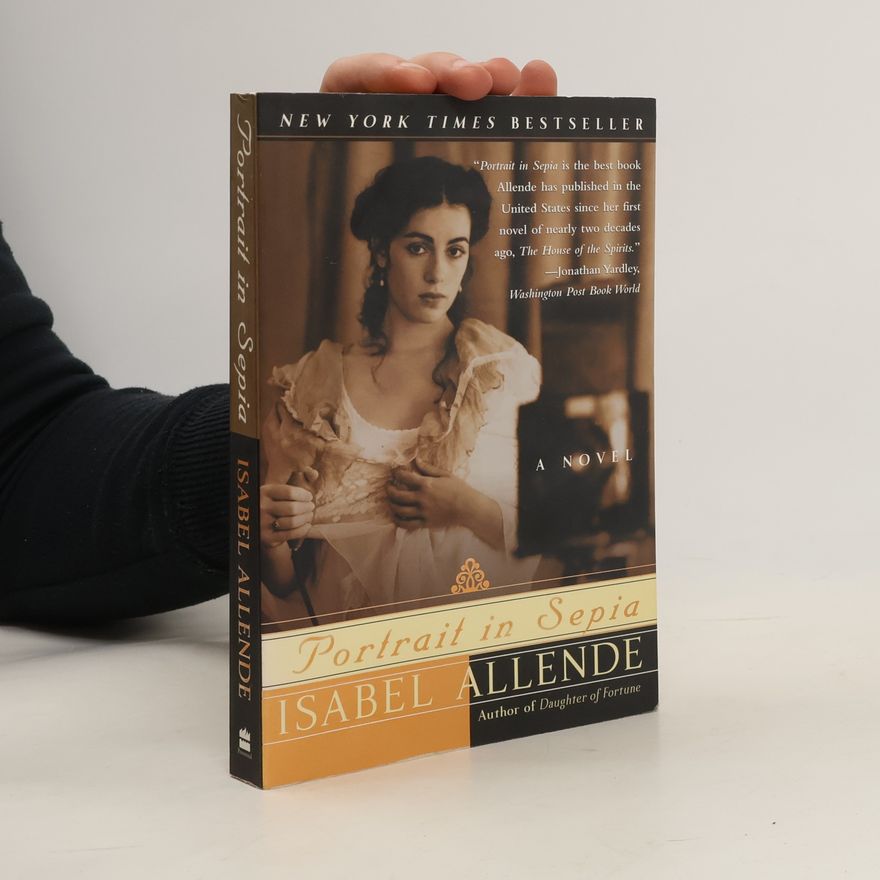 Isabel Allende Portrait in Sepia