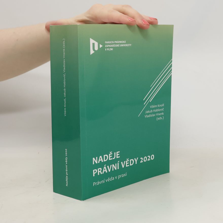 Vladislav Vnenk Naděje právní vědy 2020. Právní věda v praxi