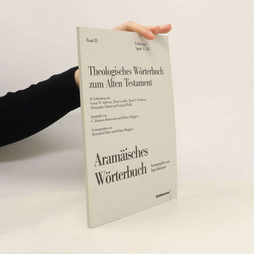 Helmer Ringgren Theologisches Wörterbuch zum Alten Testament. Bd. IX. Aramäisches Wörterbuch