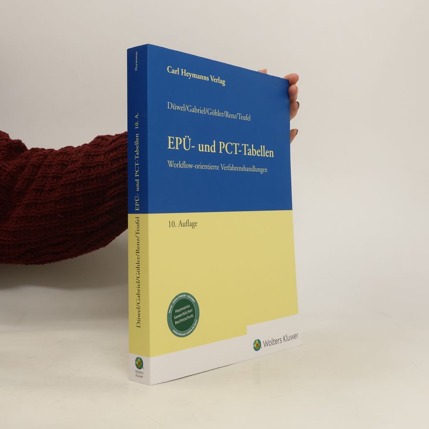 Isabell Düwel EPÜ- und PCT-Tabellen