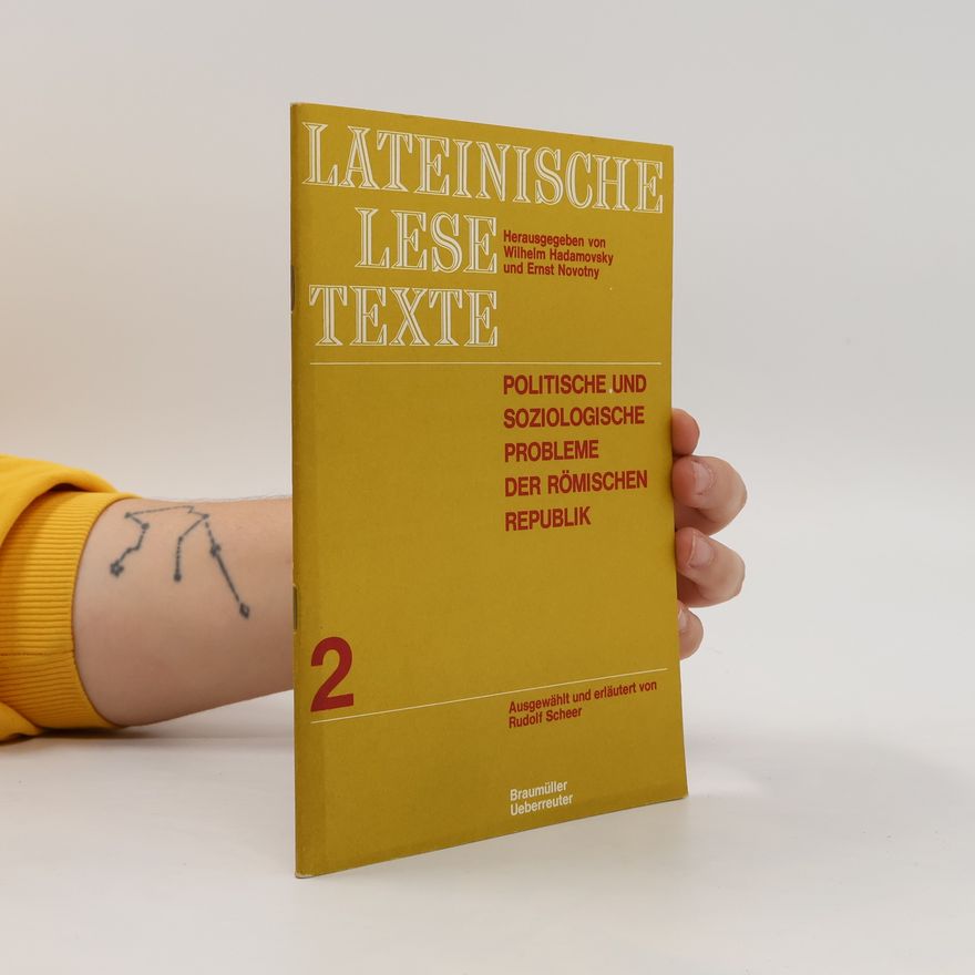 Autorenkollektiv Politische und soziologische Probleme der Römischen Republik 2