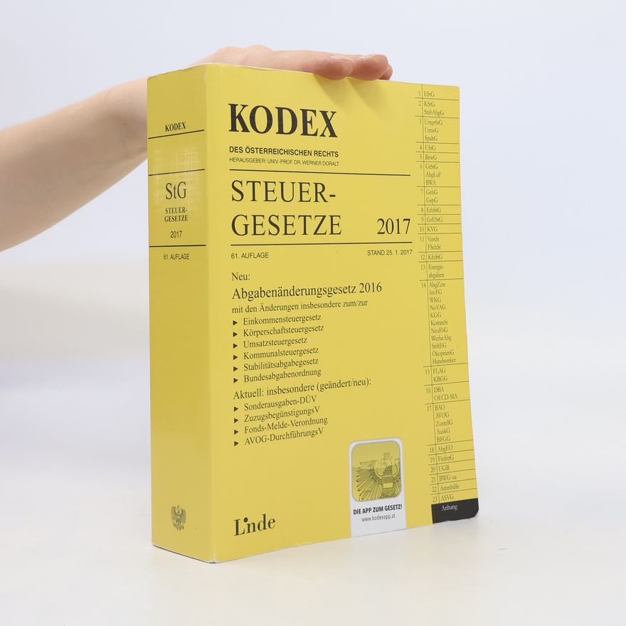Roland Grabner KODEX Steuergesetze 2017 (f. Österreich)