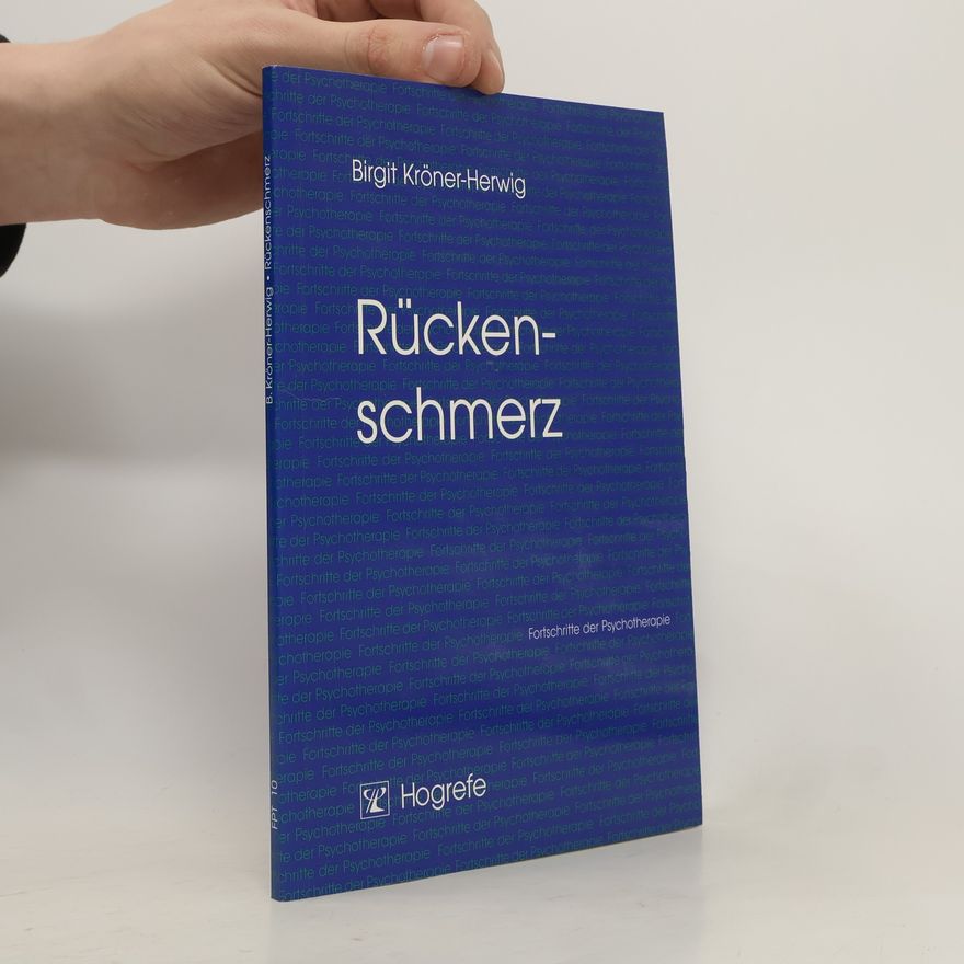 Birgit Kröner-Herwig Rückenschmerz